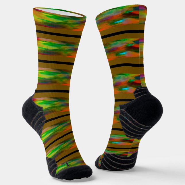 Custom High-Performance Athletic Crew Sock (Angled)
