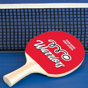 Custom high school table tennis team ping pong paddle