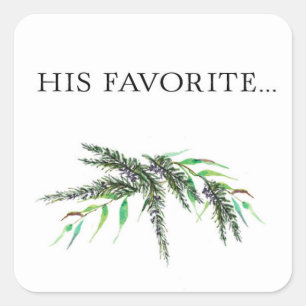Custom "His" Favourite Sticker