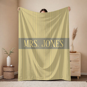 Custom His & hers wedding blanket gift for couples