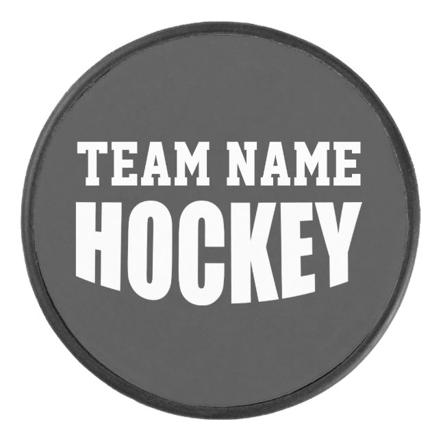 Custom Hockey Puck Template (Front)