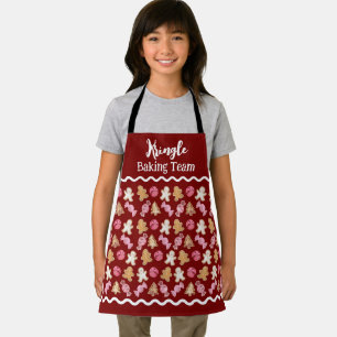 Custom Holiday Baking Team Christmas  Apron
