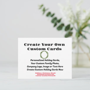 Custom Holiday Card - Create Seasonal Greetings