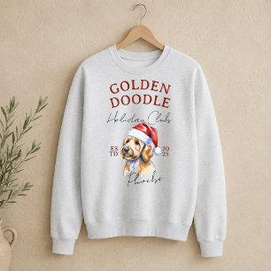 Custom Holiday Club Golden Doodle Sweatshirt