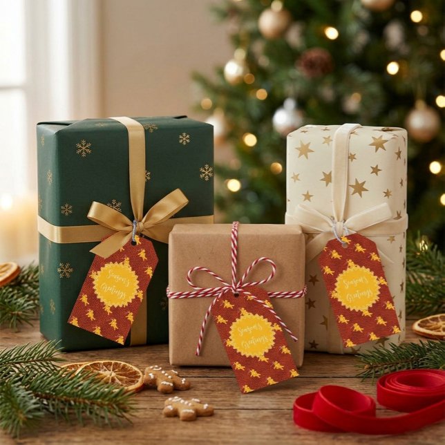 Custom Holiday Gingerbread Gift Tags (Creator Uploaded)