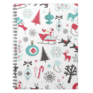 Custom Holiday Merchandise Spiral Notebook