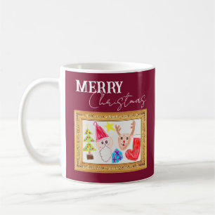 Custom Holiday Mug Featuring Your Child's Artwork