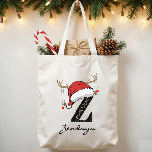 Custom Holiday Tote Bag for Family and Friends
