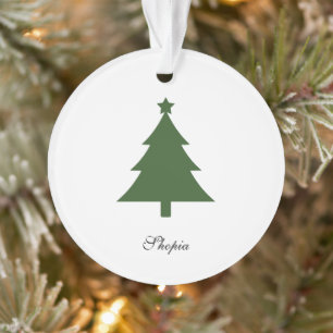 Custom Holiday Tree Decoration With Your Name
