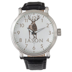 Custom Holiday Watch for Man Deer Hunter