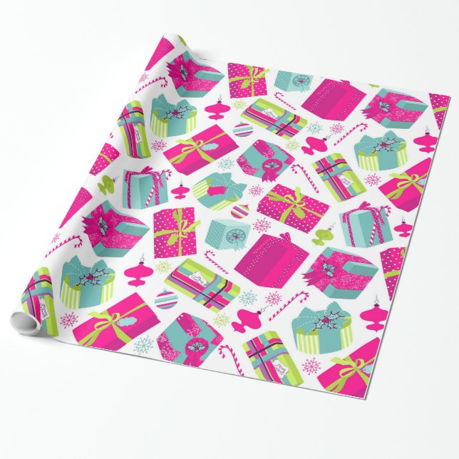 Custom Holiday Wrapping Paper (Unrolled)