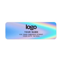Custom Holographic Business Logo Return Address