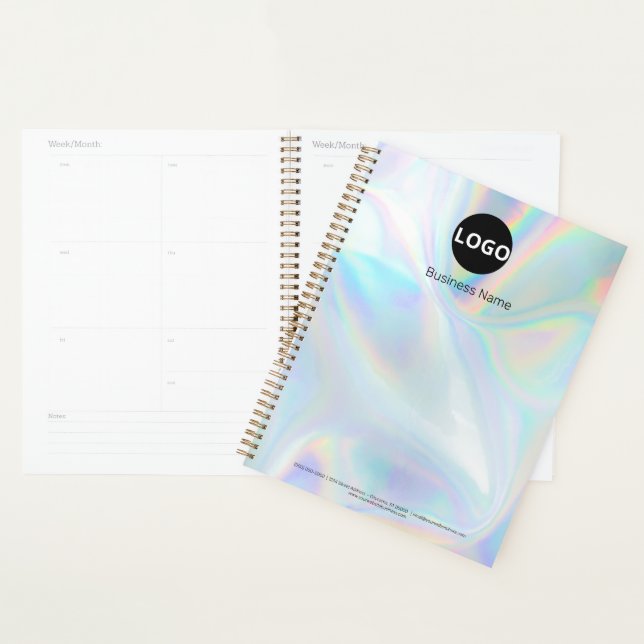 Custom Holographic Logo schedule Planner (Display)