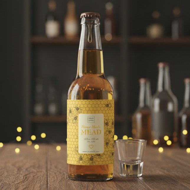 Custom Home Brewed Honey Wine Label (Creator Uploaded)