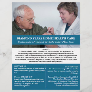 Custom Home Health Care  Flyer