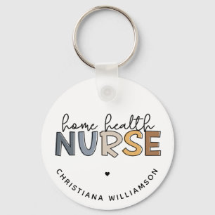 Custom Home Health Nurse Appreciation Gifts Key Ring