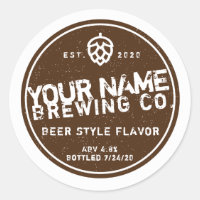 Custom Homebrew Beer Labels - Change words colours