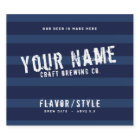 Custom Homebrew Craft Beer Label Stickers