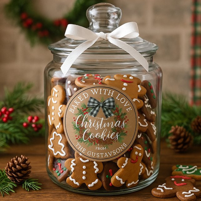 Custom Homemade Christmas Cookies Label Roll (Creator Uploaded)