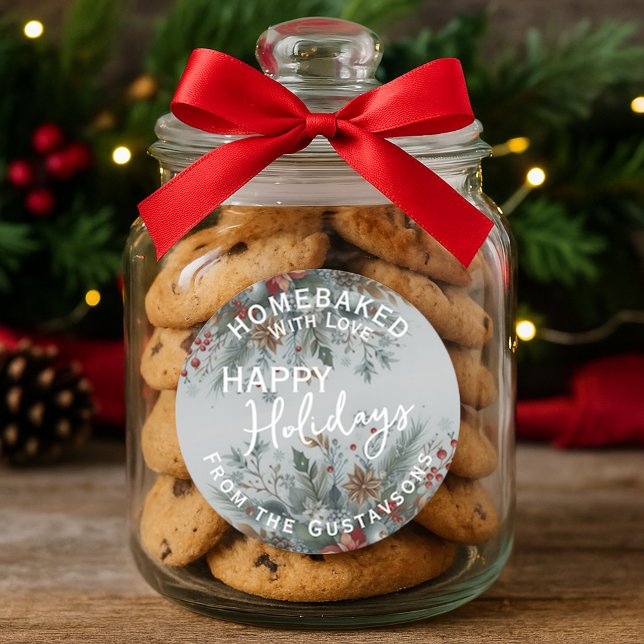 Custom Homemade Christmas Cookies Label Sheet (Creator Uploaded)
