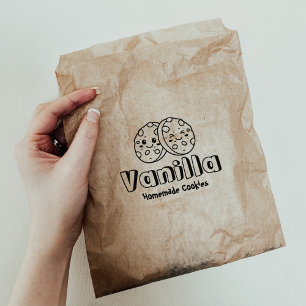 Custom Homemade Cookies Rubber Stamp