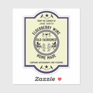 Custom Homemade Elderberry Drinks