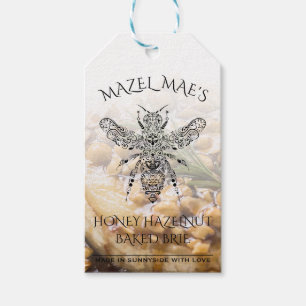 Custom Homemade Honey Hazelnut Baked Brie Labels