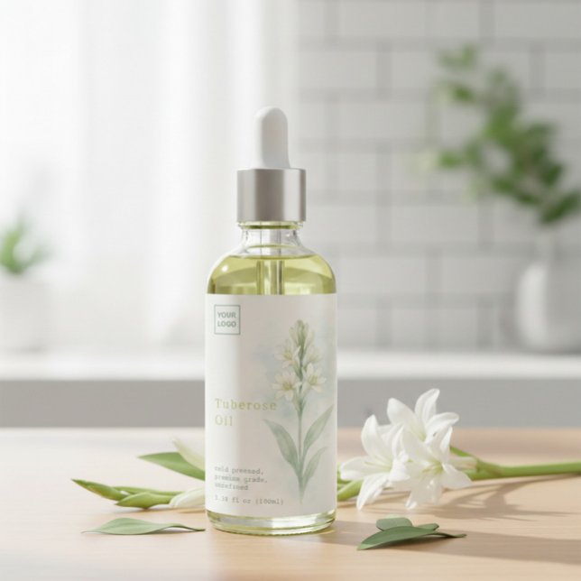 Custom Homemade Tuberose Oil Label (Creator Uploaded)