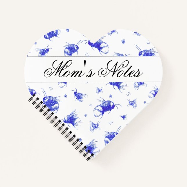 Custom Honey Bee Notebook with Name (Front)