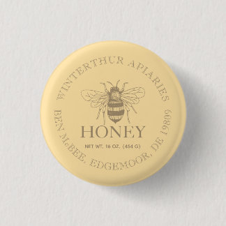 Custom Honey Business Promotional 3 Cm Round Badge