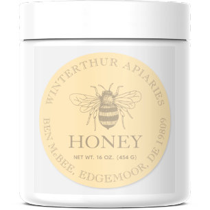 Custom Honey Business Promotional Classic Round Sticker