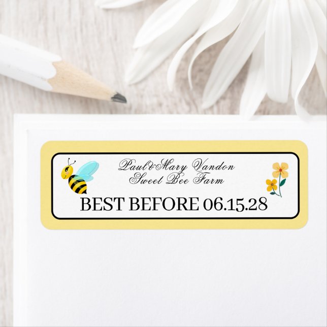 Custom Honey Stamp Durability Date (Insitu)