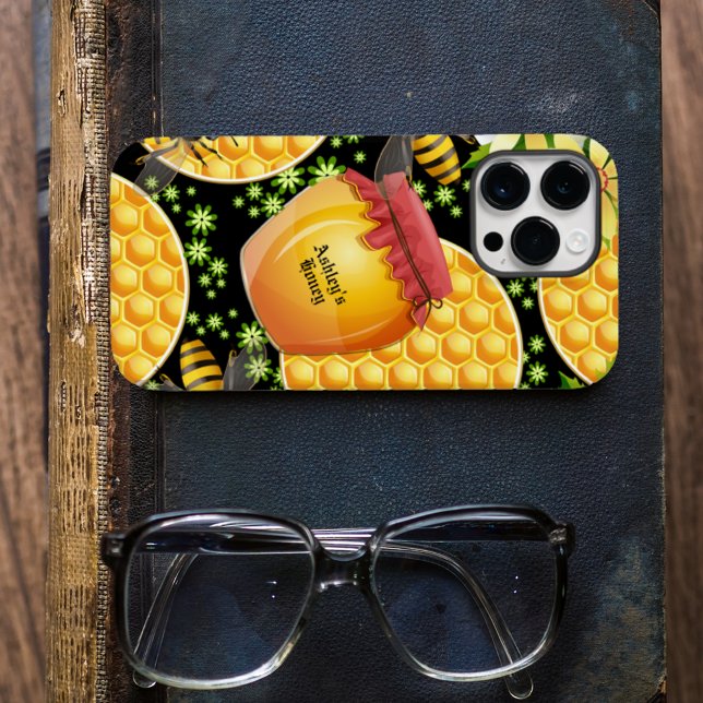 Custom Honeybee Honeycomb  Case-Mate iPhone Case (Creator Uploaded)