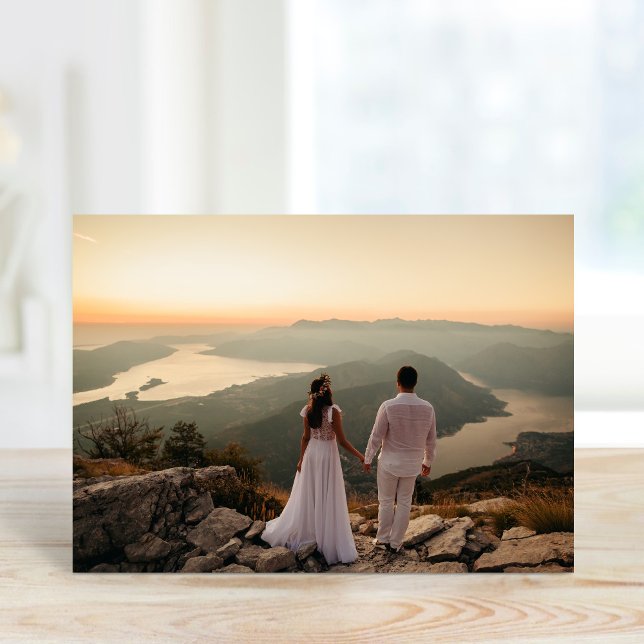 Custom Horizontal Photo Greeting Cards (Creator Uploaded)
