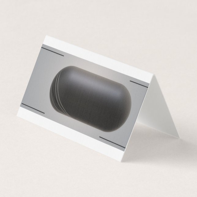 Custom Horizontal Tent Fold Folded Business Card (Front)