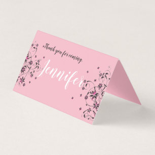 Custom Horizontal Tent Fold Folded Card