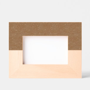 Custom Horizontal Wood Frame – Walnut & Maple