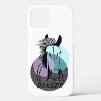 Custom Horse Apple IPhone 12 (Tough) Phone Case