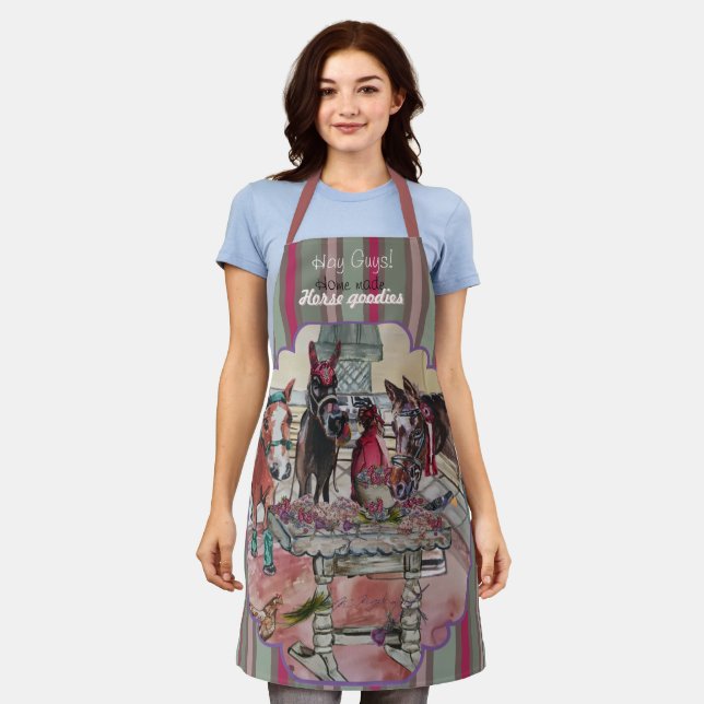 custom horse goodies  apron (Worn)