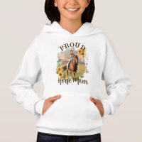 Custom Horse Pet Photo Text Sunflower Accent
