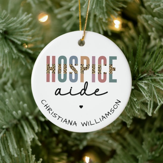 Custom Hospice Aide  Hospice Nursing Hospice Care Ceramic Tree Decoration (Tree)