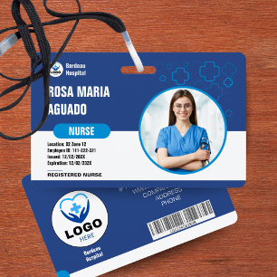 Custom Hospital & Business ID Badges - Secure 