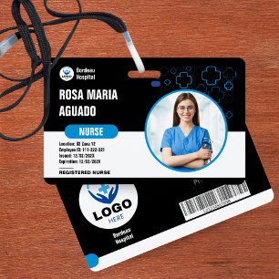 Custom Hospital & Business ID Badges - Secure
