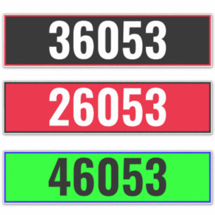 Custom House Numbers - Mailbox