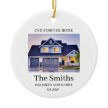 Custom House Ornament from Photo First Home Gift