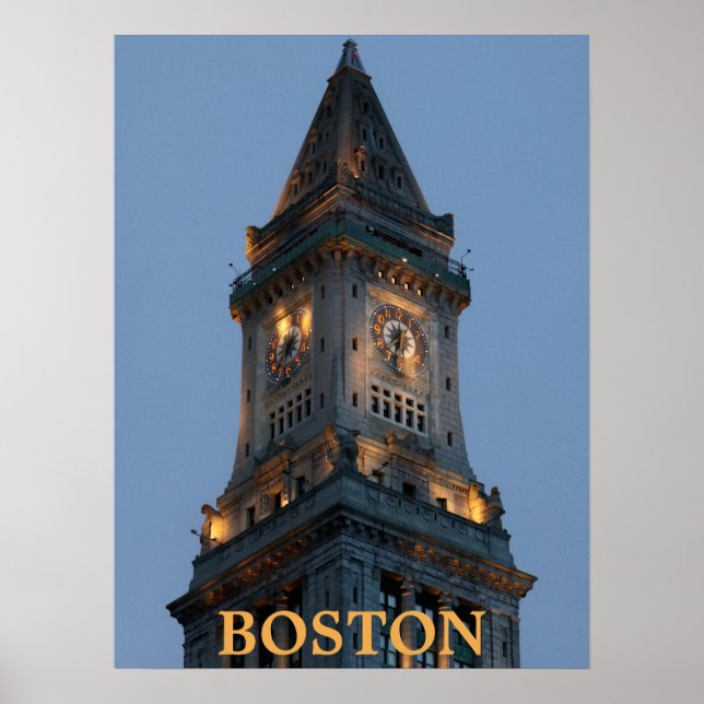 Custom House Tower Boston Poster (Front)