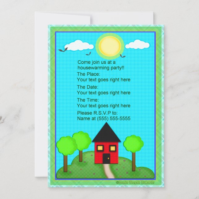 Custom Housewarming Party Invitation (Front)