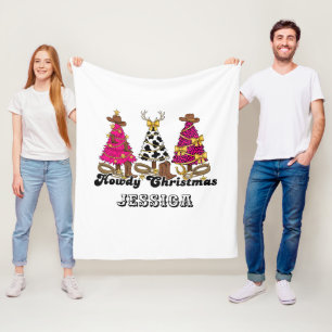 Custom Howdy Christmas Blanket