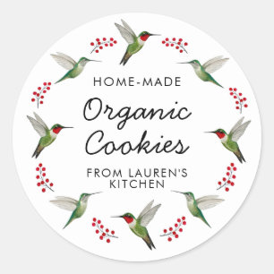 Custom Hummingbird   Classic Round Sticker