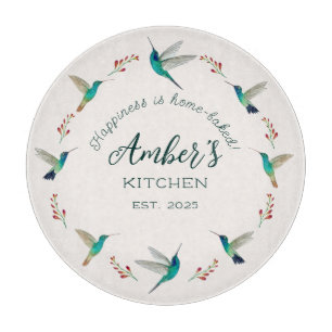 Custom Hummingbird  Cutting Board